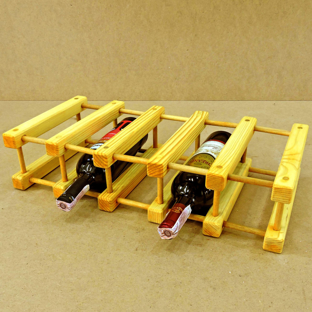 Настольная винная полка 