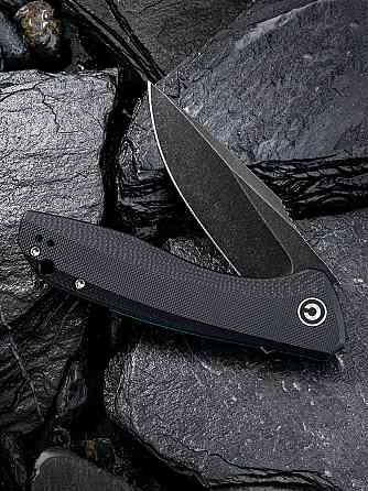 Ніж складаний туристичний Civivi Baklash, (8.9 см) 9Cr18MoV / G10 чорний Київ