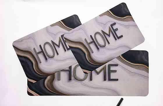 Набір килимків для підлоги 3 штуки діатомітових 38*58 см/2 по 38*98 см HP-42-53 Коломия