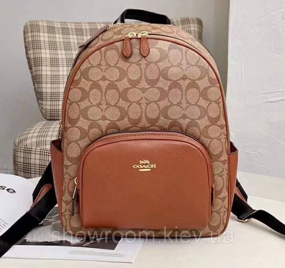 Женский брендовый рюкзак Coach Court (5674) Lux Киев - изображение 2