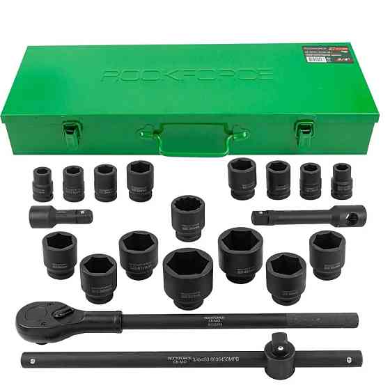 Набір ударних інструментів 21пр, 3/4" (6гр.) ROCKFORCE RF-6212-5MPB Одеса