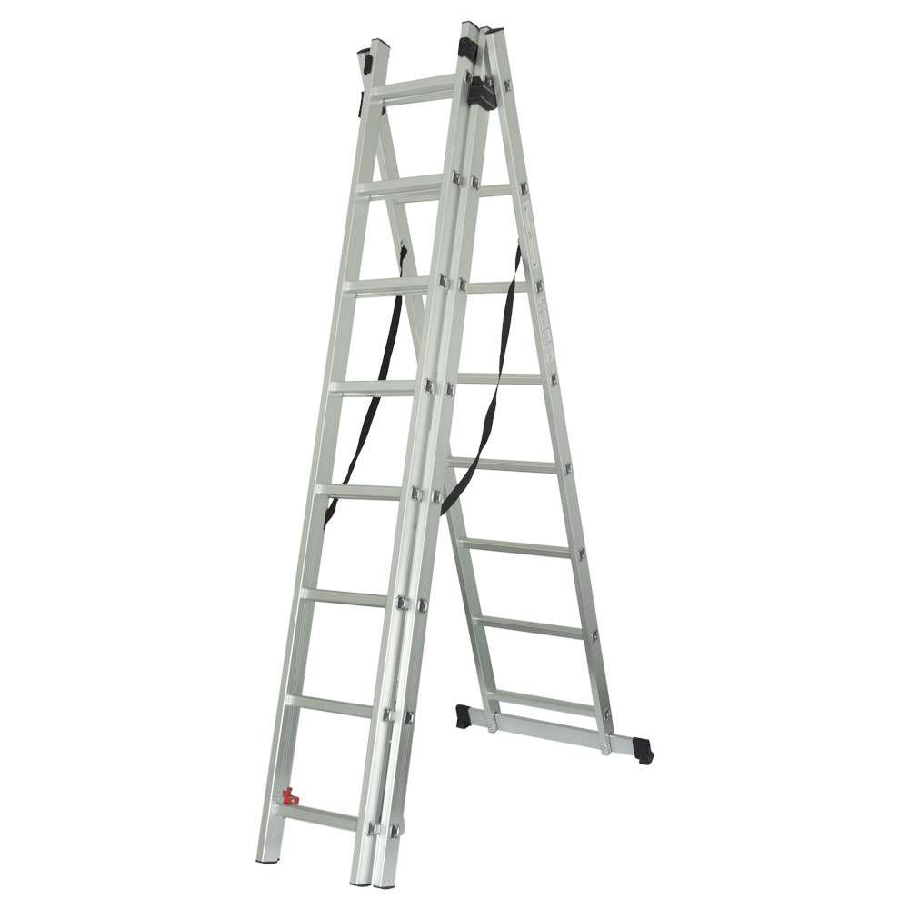 Драбина розкладна універсальна 3×8 щаблів 5.09м SIGMA (5032324) Київ - фото 6