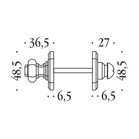 Накладка Colombo KBU19 BZG6B BR бронза нелакована Київ