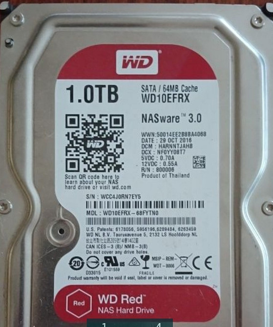 Жорсткий Диск для ПК 3.5" HDD 1 TB Харків - фото 1