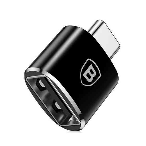 Адаптер Baseus USB на Type-C, черный Киев