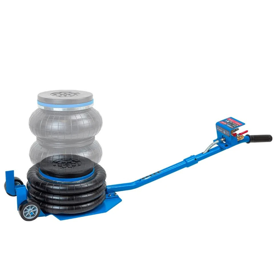 Домкрат подкатной пневматический 3,5 т (6–12 bar, 135–420 мм, 3 подушки, Ø270 мм) Forsage F-YHQD-3WT-270A (New) Одесса - изображение 1