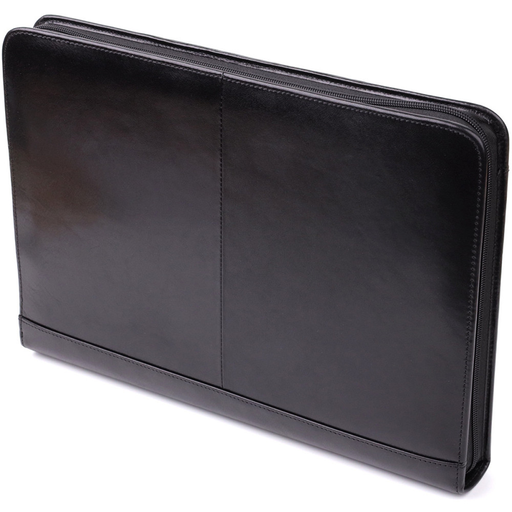 Оригинальная папка с блокнотом из гладкой натуральной кожи Tony Perotti 20850_1 (1278L nero) Черный Киев - изображение 2