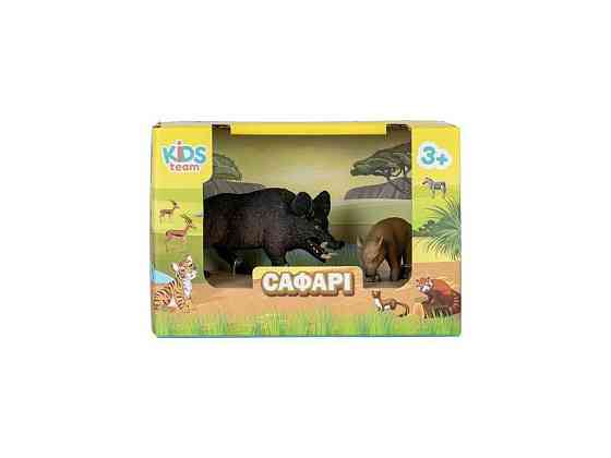 Набір тварин в асортименті Сафарі Q9899-A33 ТМ KIDS TEAM ANIMALS Київ