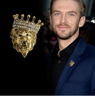 Брошка чоловіча Лев Київ - фото 1