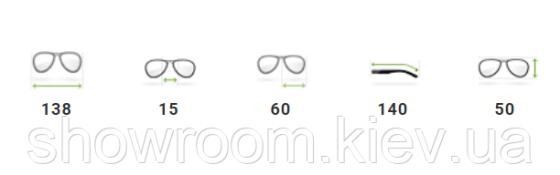 Брендові окуляри маска Pr 69094 brown Київ