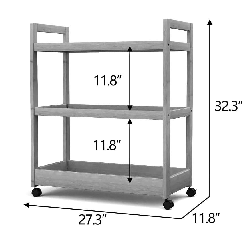 Этажерка для ванной на колёсиках 
