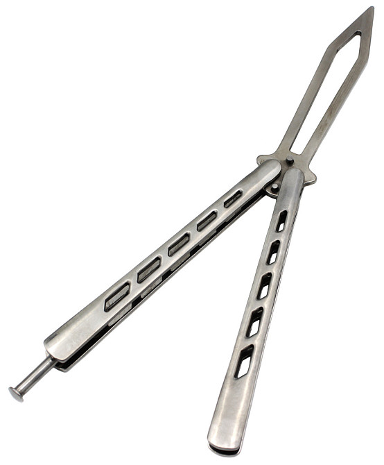 Ніж метелик Тренувальний Metalic AK13 Дніпро - фото 2