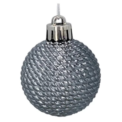 Елочная игрушка Chomik пластикові кульки компл. 31шт, 3см, сіро-сині (5900779877160_1) Винница - изображение 2