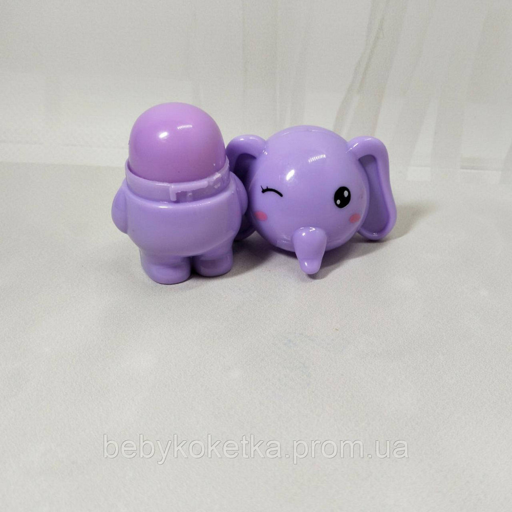 Дитячий бальзам для губ зволожувальний Magic Your Life Lip Balm Слоник Фіолетовий Львів - фото 2