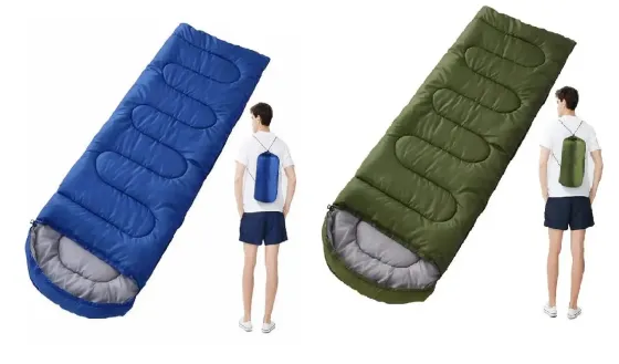 Зимний спальный мешок с подогревом USB 215*65, теплый спальник ковдра с подогревом до -30 Коломия