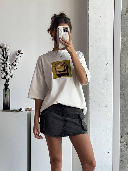 Женская базовая футболка из кулирного трикотажа хлопок Одесса - изображение 7