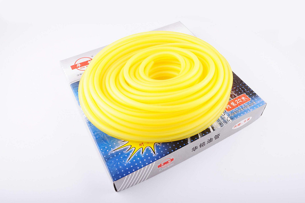 Паливний шланг Ø4mm, 20 метрів (силіконовий, жовтий) Київ - фото 1