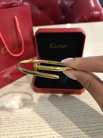 Cartier браслет цвях в лимонному золоті без каменів /  цвях браслет лимонне золото без каменів Одеса