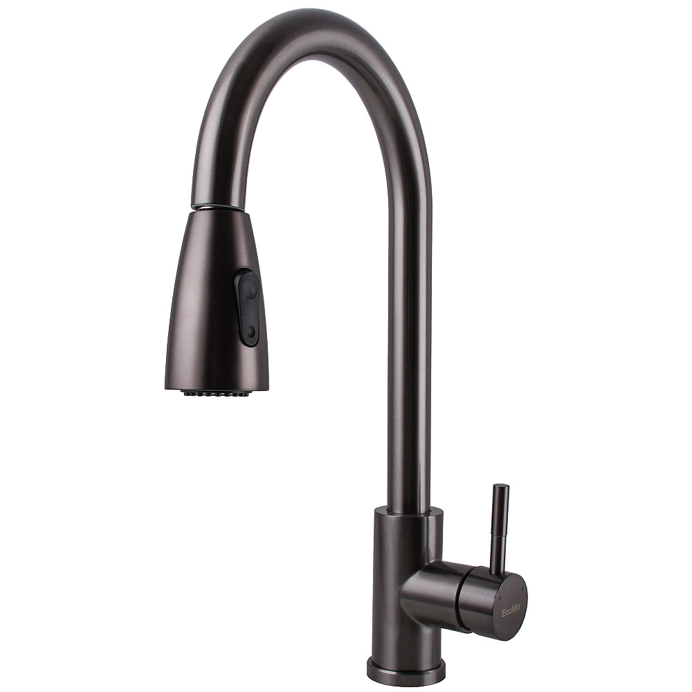 Змішувач для кухні EcoMIX Stella STE-2031-GP Луцк - изображение 4