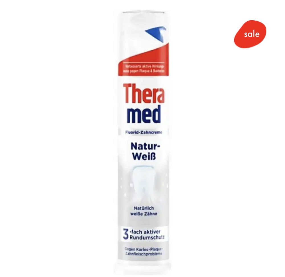 Відбілювальна зубна паста TheraMed Triple Protection Whitening 100 мл Виноградів - фото 1