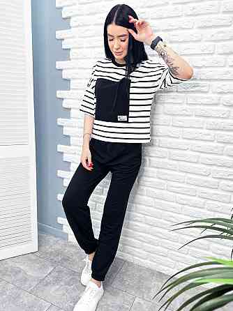 Спортивный костюм Bridge батал 50-52, Черный Киев