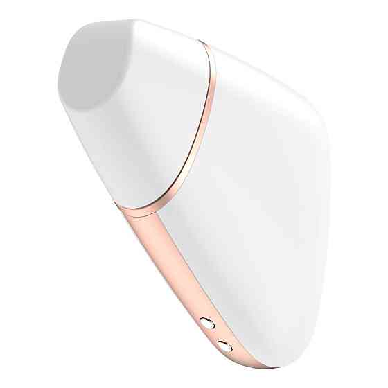 Вакуумный клиторальный стимулятор Satisfyer Love Triangle White с управлением через интернет Sex Aura Киев