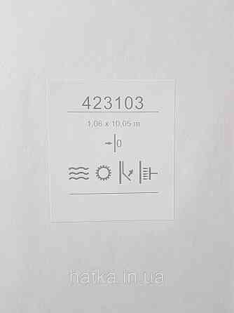 Шпалери вінілові на флізеліні метрові Sintra Edelina під штукатурку структурні білі сріблясті Київ