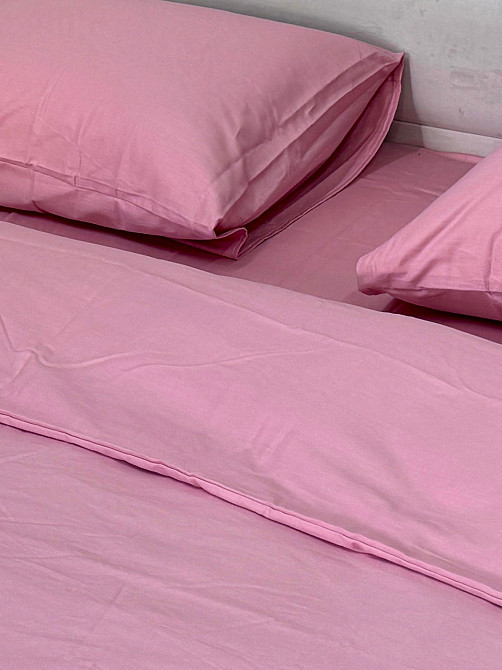 Ecotton Простирадло на резинці Ecotton 160х200 см із сатину (арт. 15-1611 Brindal Rose) рожевий Киев - изображение 3