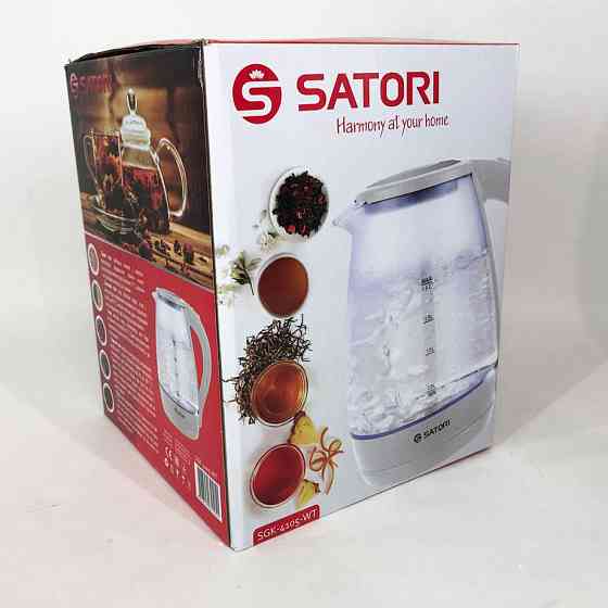 Прозрачный электрочайник Satori, Чайник електро, Электрочайник отличный чайный TL-68 Львов