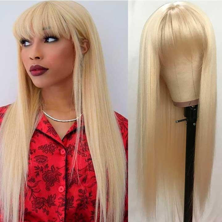 Парик ровный аниме c длинной челкой 