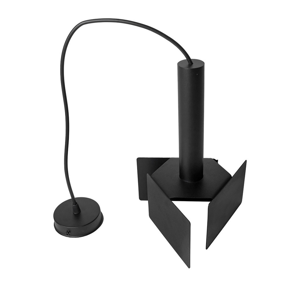 Светильник подвесной MSK Electric Turin в стиле лофт под лампу Е27 NL 2030 BK черный Одесса - изображение 2