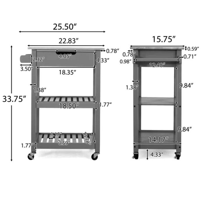 Стол-тележка 