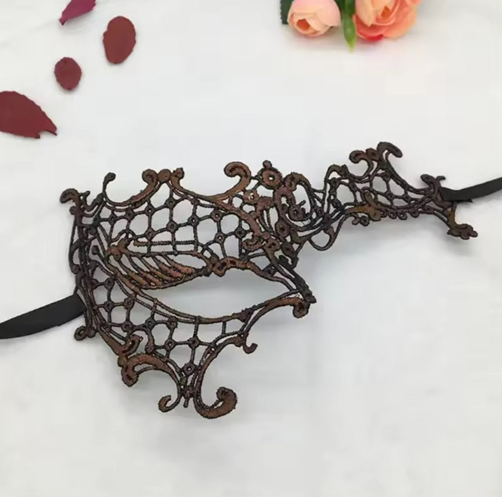 Маска театральна one size коричневий Київ - фото 1