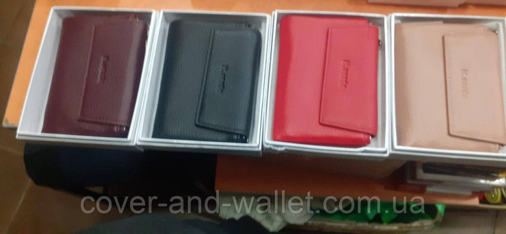 Стильний жіночий шкіряний гаманець марсалового кольору невеликого розміру Helen Verde 232 Київ - фото 8