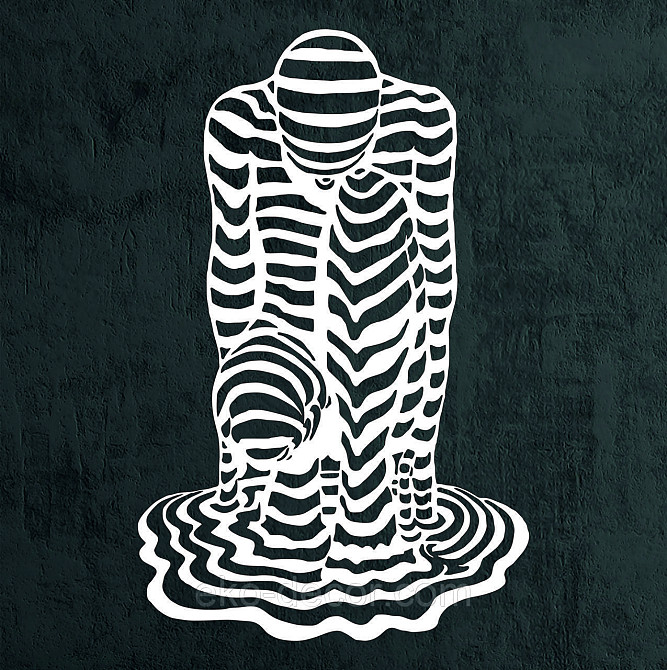 Декоративное настенное Панно «Человек» Декор на стену Білий, 110*70 см Киев - изображение 6