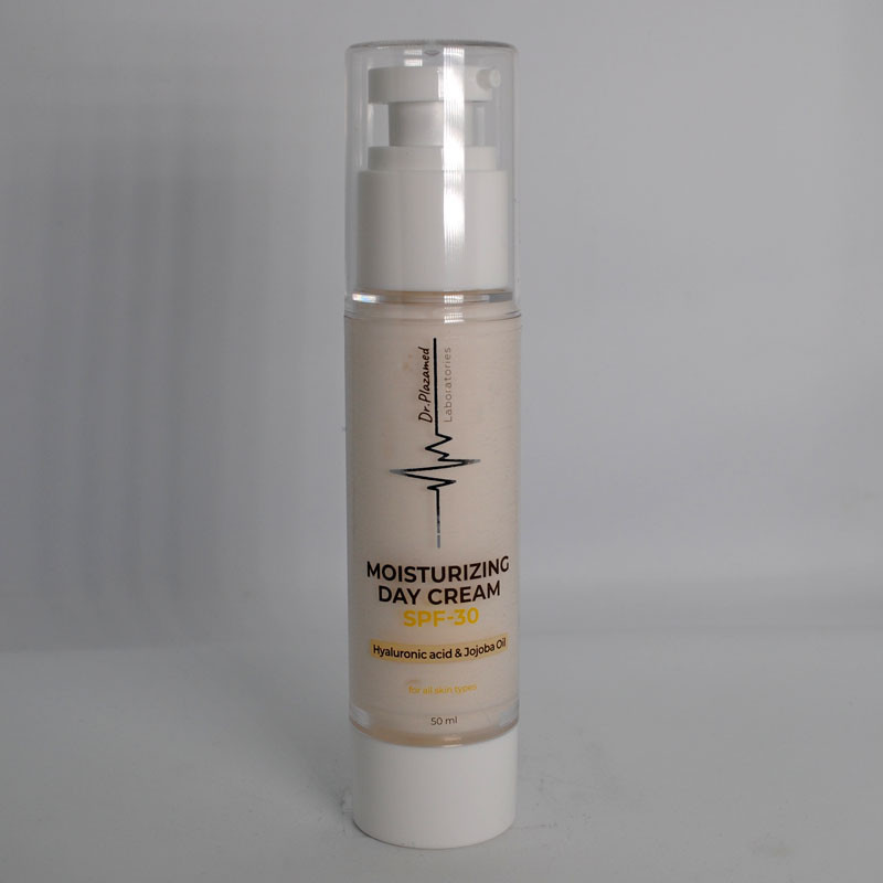 Зволожуючий денний крем з SPF -30 з гіалуроновою кислотою MOISTURIZING DAY CREAM WITH SPF-30 HYALURONIC ACID  Dr.Plazamed 50млCLAS Дніпро - фото 1