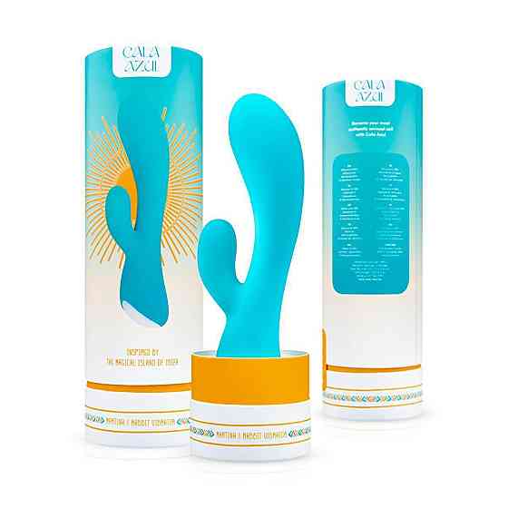 Вибратор-кролик Cala Azul голубой Sex Aura Киев
