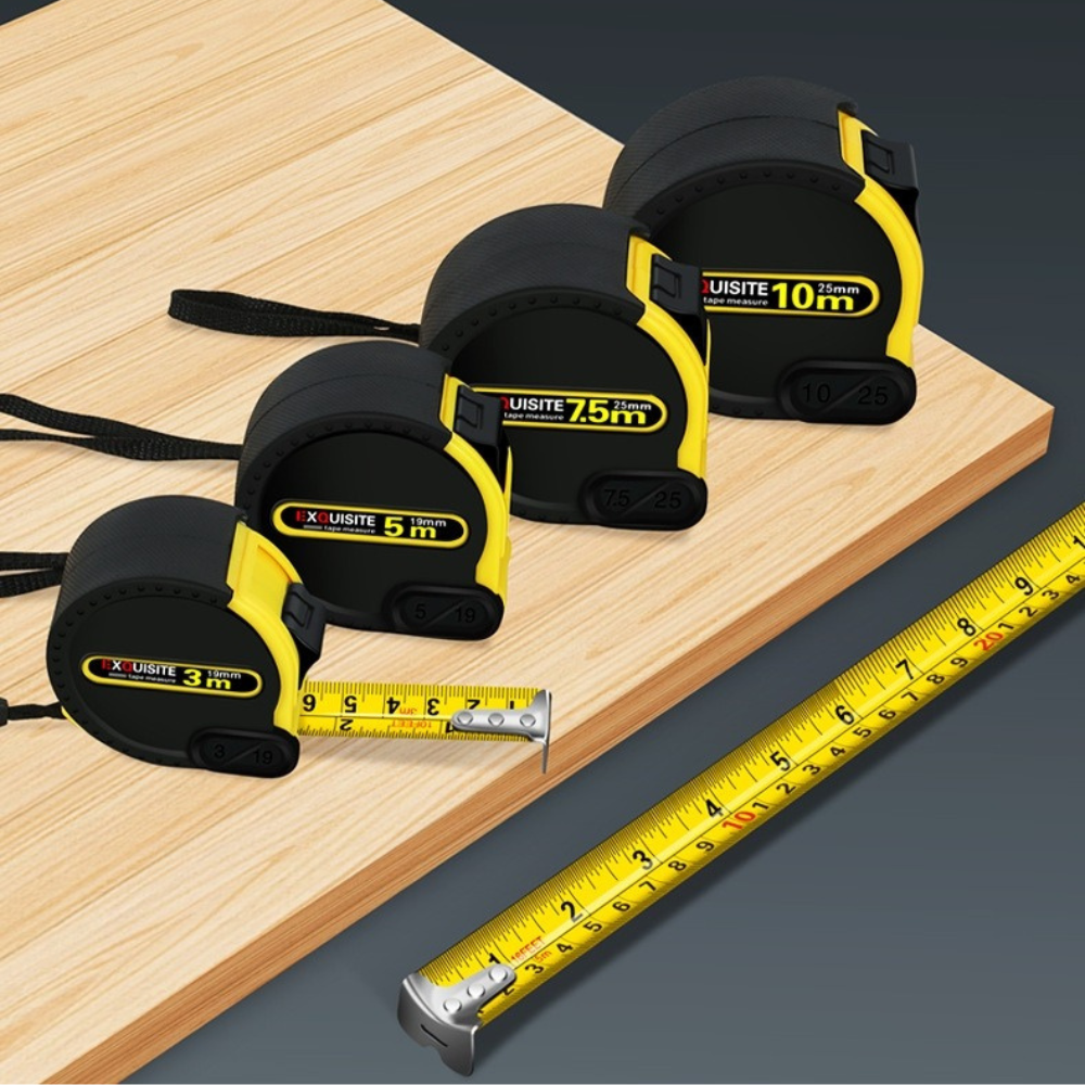 Рулетка будівельна вимірювальна 10м, протиударна подвійна з метричною і дюймовою системою, прогумована Кам'янець-Подільський - фото 6
