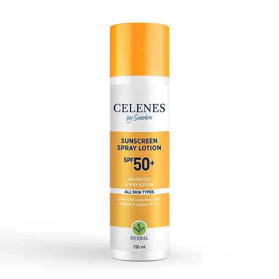 Солнцезащитный спрей-лосьон SPF 50+ Celenes 150 мл Винница