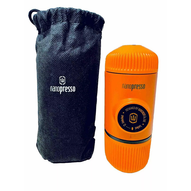 Эспрессо-кофеварка Wacaco Nanopresso с чехлом (Оранжевый) Винница - изображение 2
