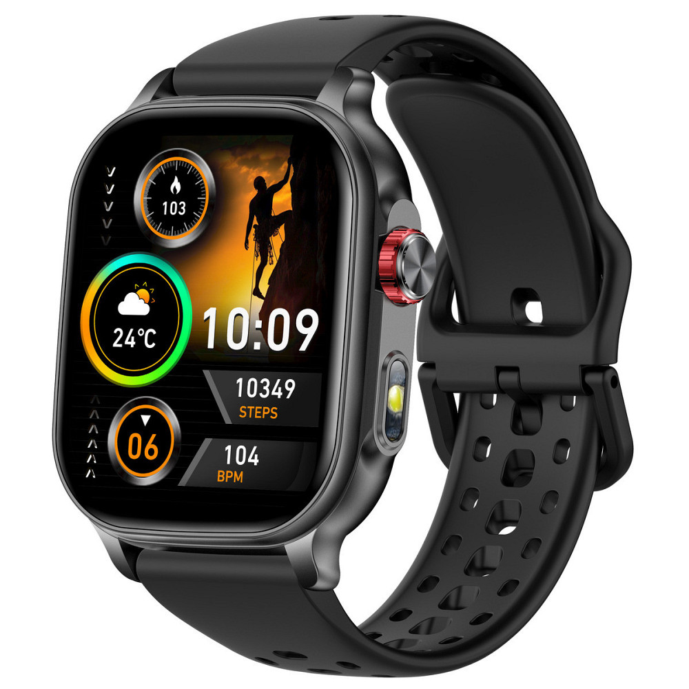 Умные смарт часы Smart Energy Rubber Black (2 ремешка) Киев - изображение 1
