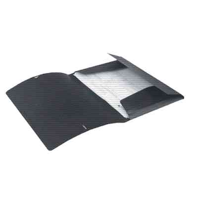 Папка на резинках Economix А4 фактура "оранж", черная (E31601-51) Винница