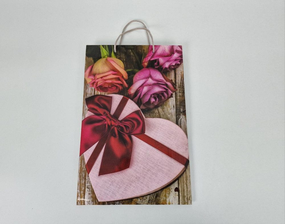 Большой бумажный пакет вертикальный  25/37/8(артBV-037) (12 шт) Харьков - изображение 2