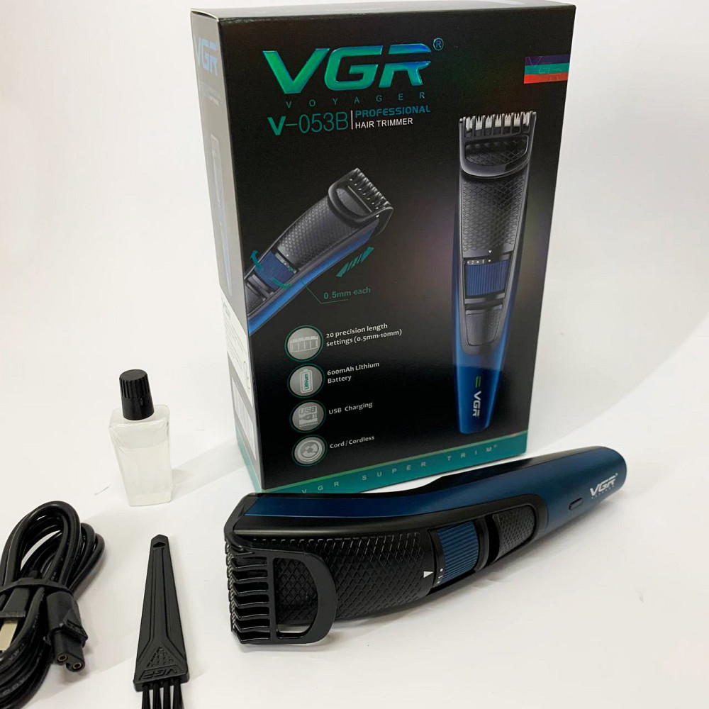 Машинка для стрижки на аккумляторная VGR-053, Классная машинка для стрижки волос, Триммер беспроводной BZ-79 Львов - изображение 1