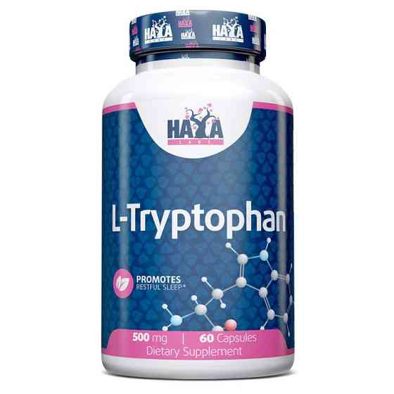 L-триптофан Haya Labs L-Tryptophan 500 mg 60 caps Луцьк