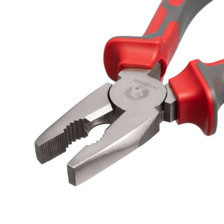 Плоскогубцы 160мм красно-серые ручки Мукачево - изображение 3