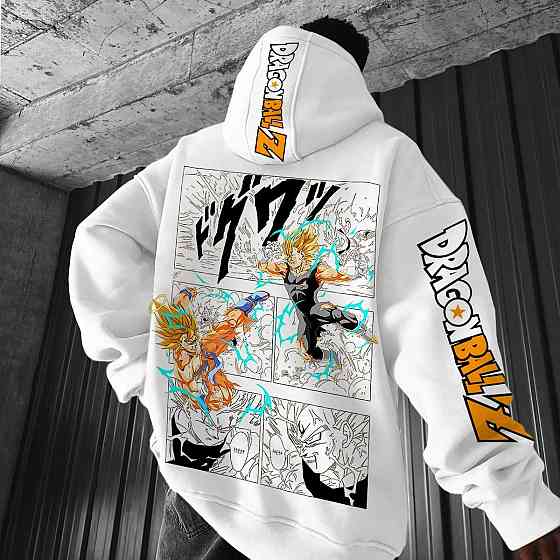 Худи, белая толстовка мужская, свитшот 2711253770 размер 48 Днепр