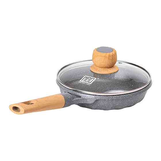 Сковорода з антипригарним покриттям Ø 20 см, сірий мрамор Київ