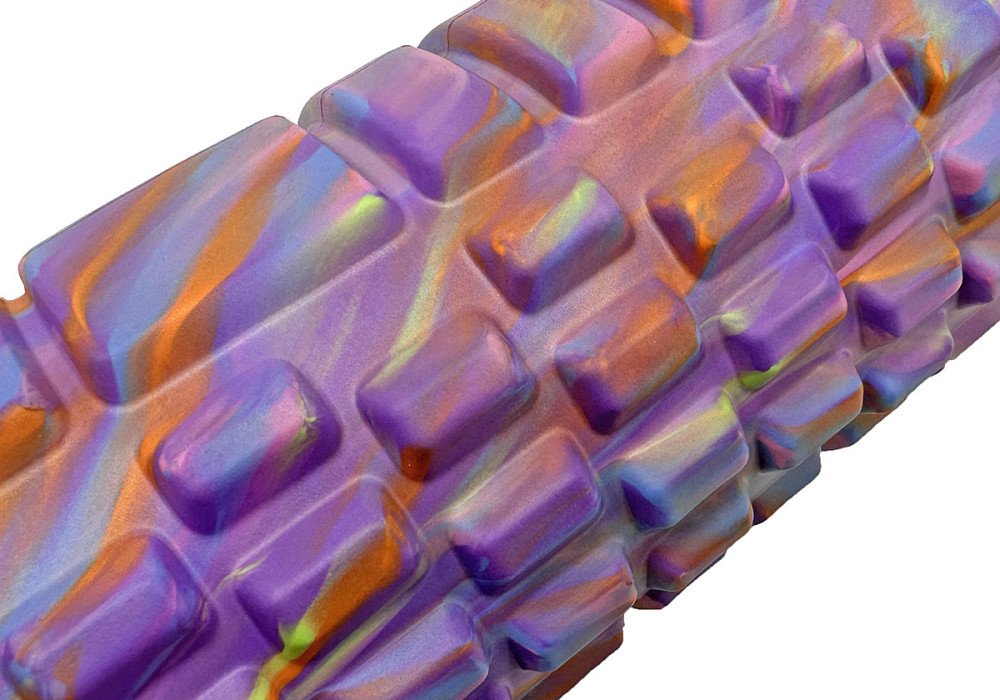 EasyFit Масажний ролик EasyFit Grid Roller 33 см v.1.1 Multi Фіолетовий Коломыя - изображение 3