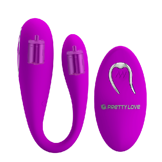 Вибратор для двоих PRETTY LOVE ALGERNON BI-014582W Sex Aura Киев